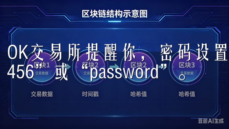 OK交易所提醒你，密码设置要避免使用简单组合，如“123456”或“password”。